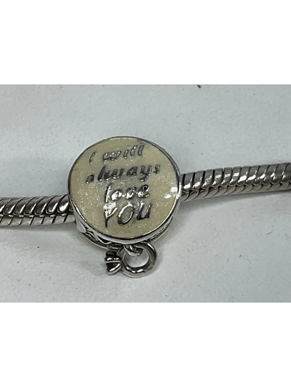 Pandora Mickey And Minnie I Will Always Love You Enamel Charm Limited Edition